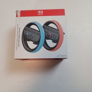 Nintendo Joy-Con Wheel Pair in Blue and Red